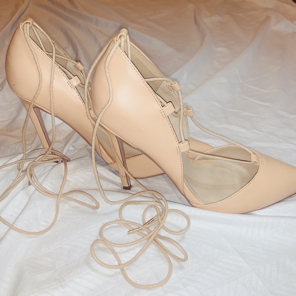 ASOS Strappy Nude Pumps - Picture 5 of 7